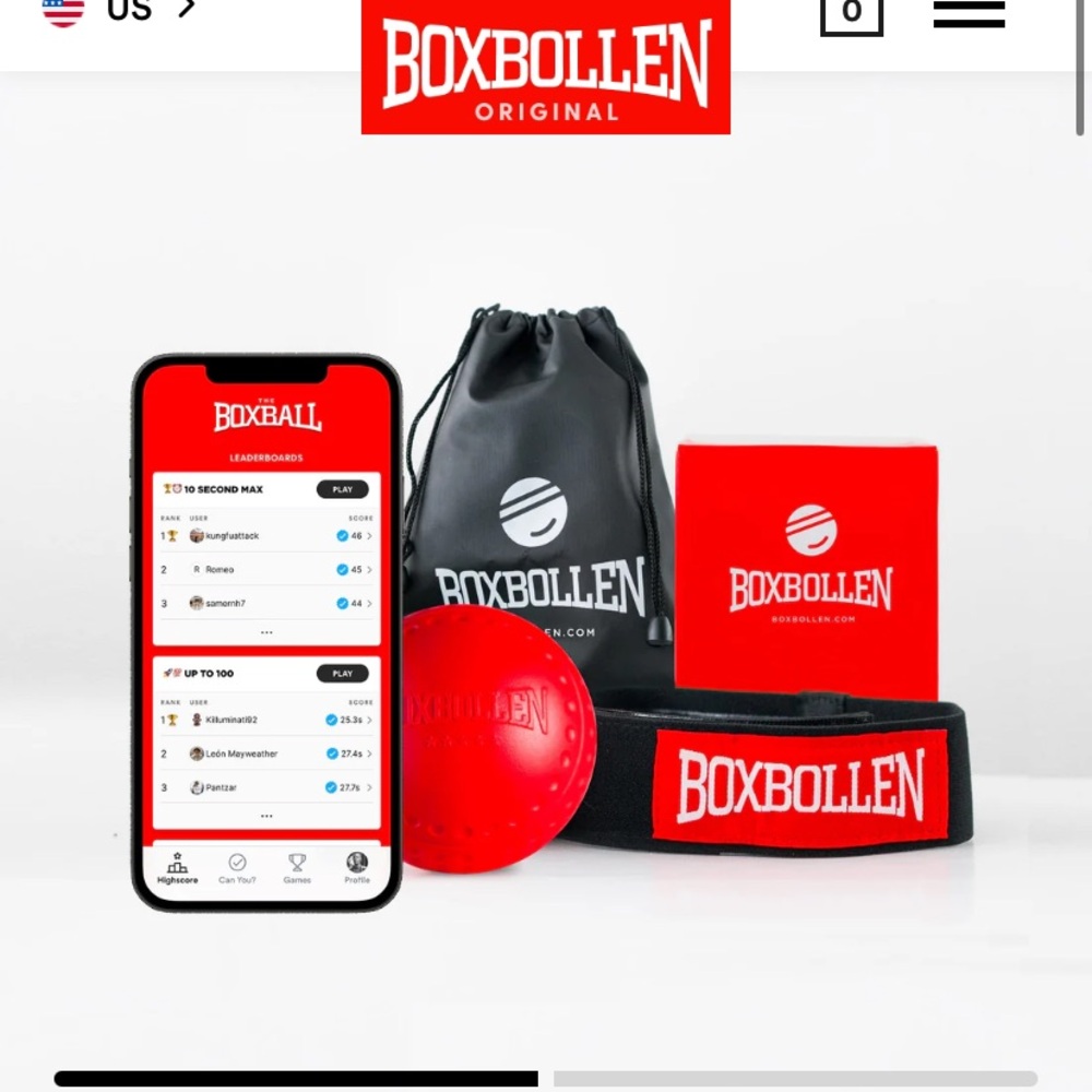 Boxbollen Complete Set - Red & Black